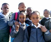 Die Zopffrisuren der Mädchen faszinieren uns besonders, Pretoria