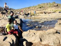 Familie an den Bourke´s Luck Potholes