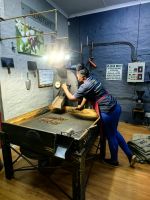 Der Kaffee ist fertig geröstet