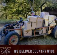 Hier wird der Kaffee mit dem Oldtimer Marke Eigenbau geliefert, Oldtimer Museum