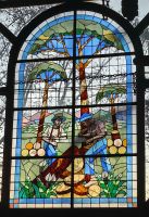 Schönes Fenster in unserem Hotel in Knysna