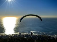 Paraglider auf dem Signal Hill