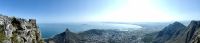 Panoramabild von Kapstadt vom Tafelberg aus