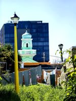 Turm einer Moschee im Bo-Kaap