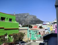 Bo-Kaap vor dem Tafelberg