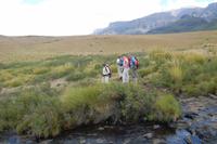 Hochebene in der Cathedral Peak-Region