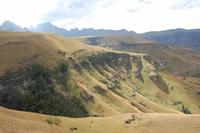 Bergwelt in der Cathedral Peak-Region