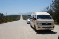 Blick zurück zum Kap-Faltengebirge