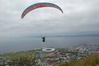 Blick auf das neue Fußballstadion von Kapstadt
