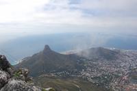 Blick vom Tafelberg zum Lions-Head