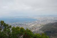 Blick vom Tafelberg auf Kapstadt