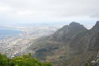Blick vom Tafelberg auf Kapstadt