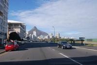 Fahrt durch Kapstadt mit Blick zum Lions Head