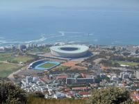 Kapstadt (Ausblick vom Signal Hill - WM-Stadion von 2010)