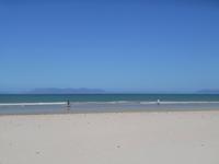 Fahrt von Kapstadt nach Hermanus - Strand (Blick auf die Kap-Halbinsel)