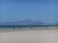 Fahrt von Kapstadt nach Hermanus - Strand (Blick auf die Kap-Halbinsel)