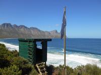 Küstenstraße zwischen Strand und Hermanus (R44) - Hai-Beobachtungsposten