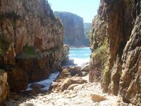 Featherbed Naturreservat (Impressionen bei der Wanderung - Sea Cave)