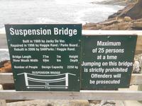 Tsitsikamma-Nationalpark (Hängebrücke)