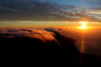 1. Januar 2015 - Sonnenuntergang auf dem Tafelberg