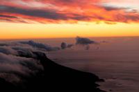 1. Januar 2015 - Sonnenuntergang auf dem Tafelberg