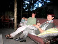 Entspannung vor dem Abendessen