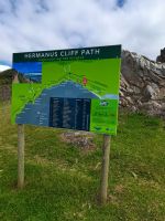 Karte für den Cliff-Spaziergang