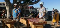 Sonnentag mit Musik in Kapstadt, Waterfront