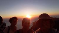 Sonnenuntergang auf dem Tafelberg