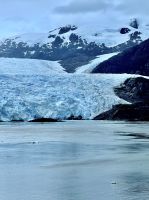 Gletscher, Estero Asia, Chile.