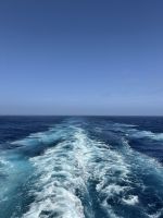 Verlassen von King George Island, Antarktis.