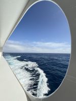 Verlassen von King George Island, Antarktis.