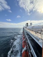 Deck 10 Hafen Madryn, Argentinien.