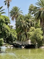 El Rosedal Garten, Buenos Aires, Argentinien.