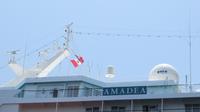 MS Amadea auf Reede vor Paracas, Peru