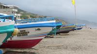 Fischerboote am Strand von San Lorenzo, Ecuador