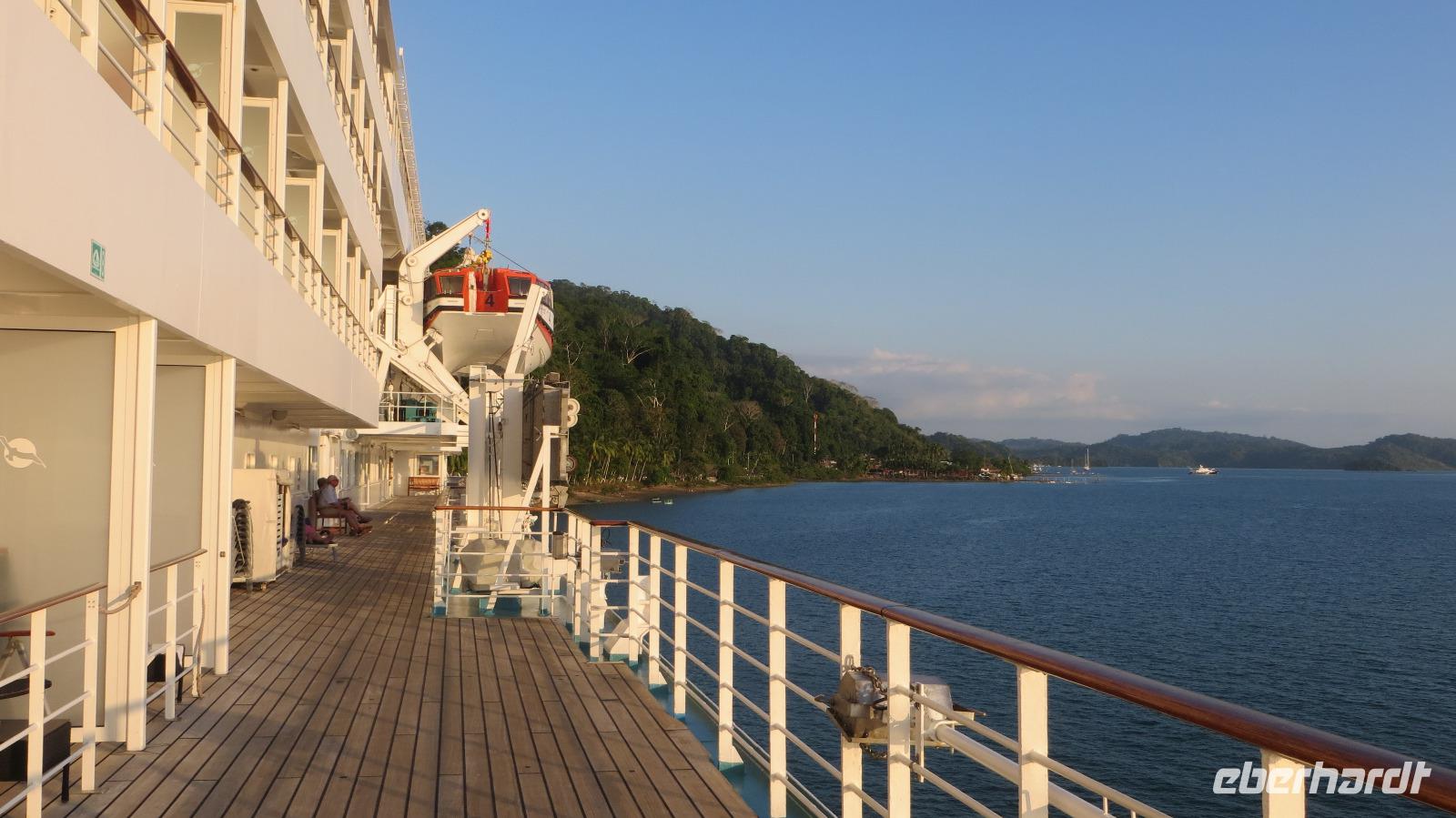Abendstimmung im Hafen von Golfito, Costa Rica