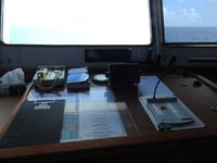 auf der Brücke der MS Albatros