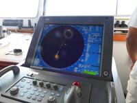 auf der Brücke der MS Albatros