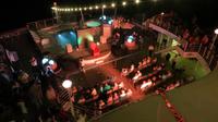 Abendstimmung an Deck, MS Amadea