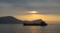 Abendstimmung beim Auslaufen aus Callao, Peru