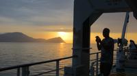 Abendstimmung beim Auslaufen aus Callao, Peru