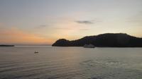 Abendstimmung beim Auslaufen in der Bucht von Golfito, Costa Rica