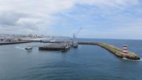 Einlaufen in den Hafen von Manta, Ecuador
