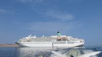 MS Amadea auf Reede vor Paracas, Peru