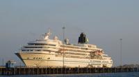 MS Amadea im Hafen von Puntarenas, Costa Rica