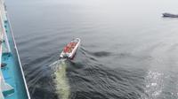 landseitige Tender-Speedboote in Paracas, Peru