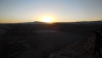 Sonnenuntergang in der Atacama-Wüste