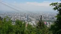 Blick auf Santiago
