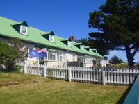 typische Häuser in Stanley